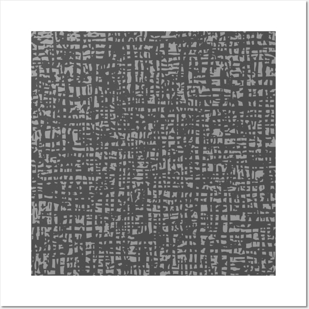 Fibre Mesh Pattern (Grey) Wall Art by John Uttley